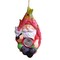 Elf Solar Pendant Resin Fruit Elf Figurine Decor With Hanging Hole Garden Elf Sculpture With Solar Lights For Outdoor